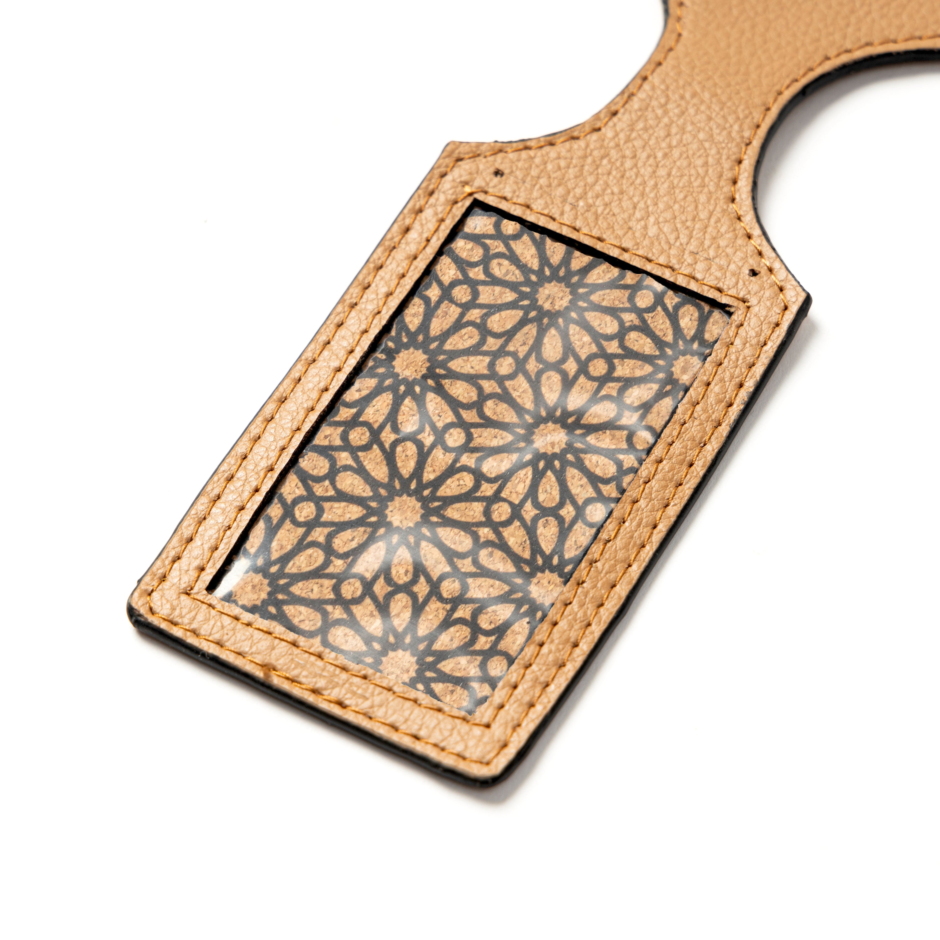 Airplane Vegan Leather Travel Tag - Caramel by Green Hermitage with Accents & Accessories, Corporate Products & Travel Accessories by Green Hermitage at Kamakhyaa for sustainable fashion