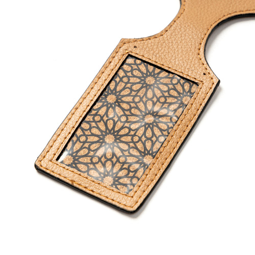 Airplane Vegan Leather Travel Tag - Caramel by Green Hermitage with Accents & Accessories, Corporate Products & Travel Accessories by Green Hermitage at Kamakhyaa for sustainable fashion