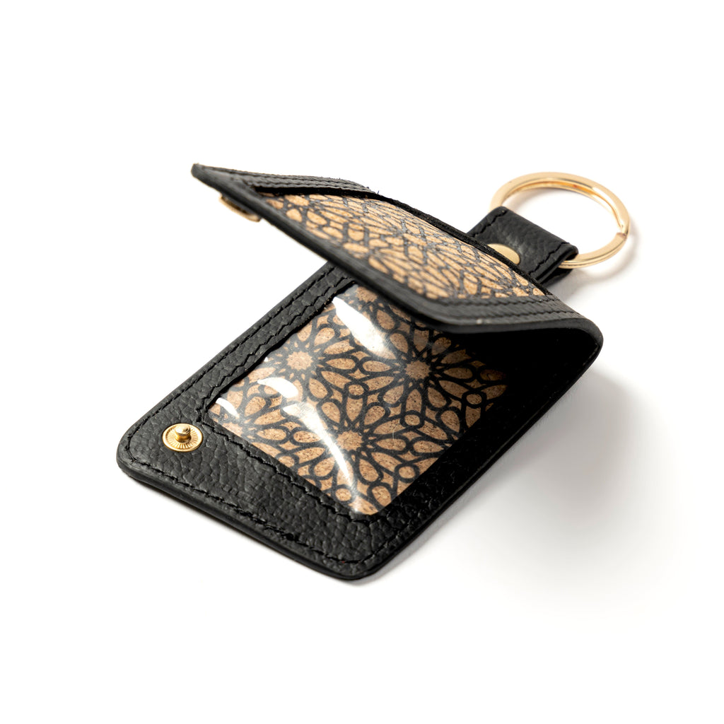 Handcrafted Vegan Leather Keychain - Black by Green Hermitage with Accents & Accessories, Corporate Products & Travel Accessories by Green Hermitage at Kamakhyaa for sustainable fashion