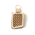Handcrafted Vegan Leather Key Chain - Almond by Green Hermitage with Accents & Accessories, Corporate Products & Travel Accessories by Green Hermitage, sale at Kamakhyaa for sustainable fashion