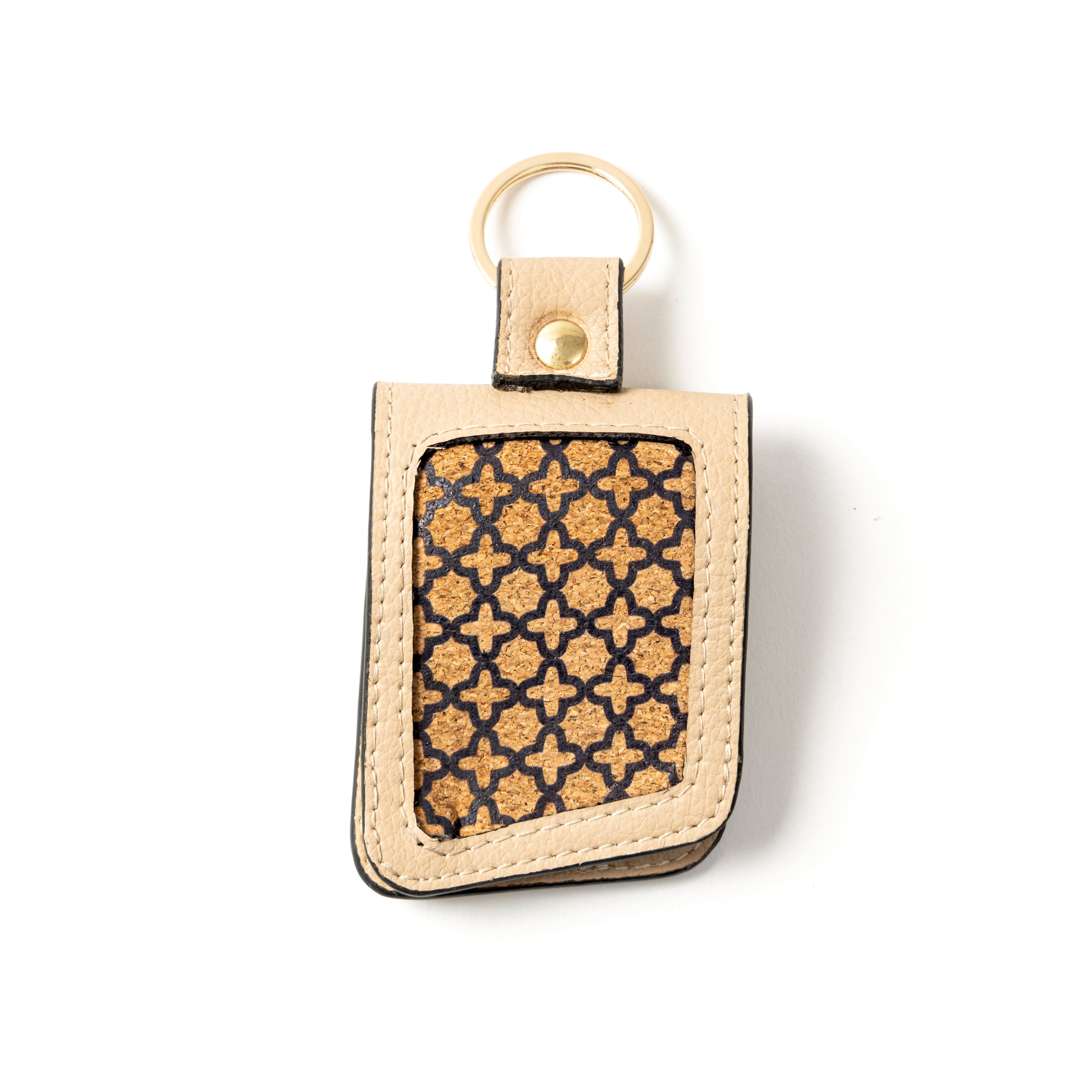 Handcrafted Vegan Leather Key Chain - Almond by Green Hermitage with Accents & Accessories, Corporate Products & Travel Accessories by Green Hermitage, sale at Kamakhyaa for sustainable fashion