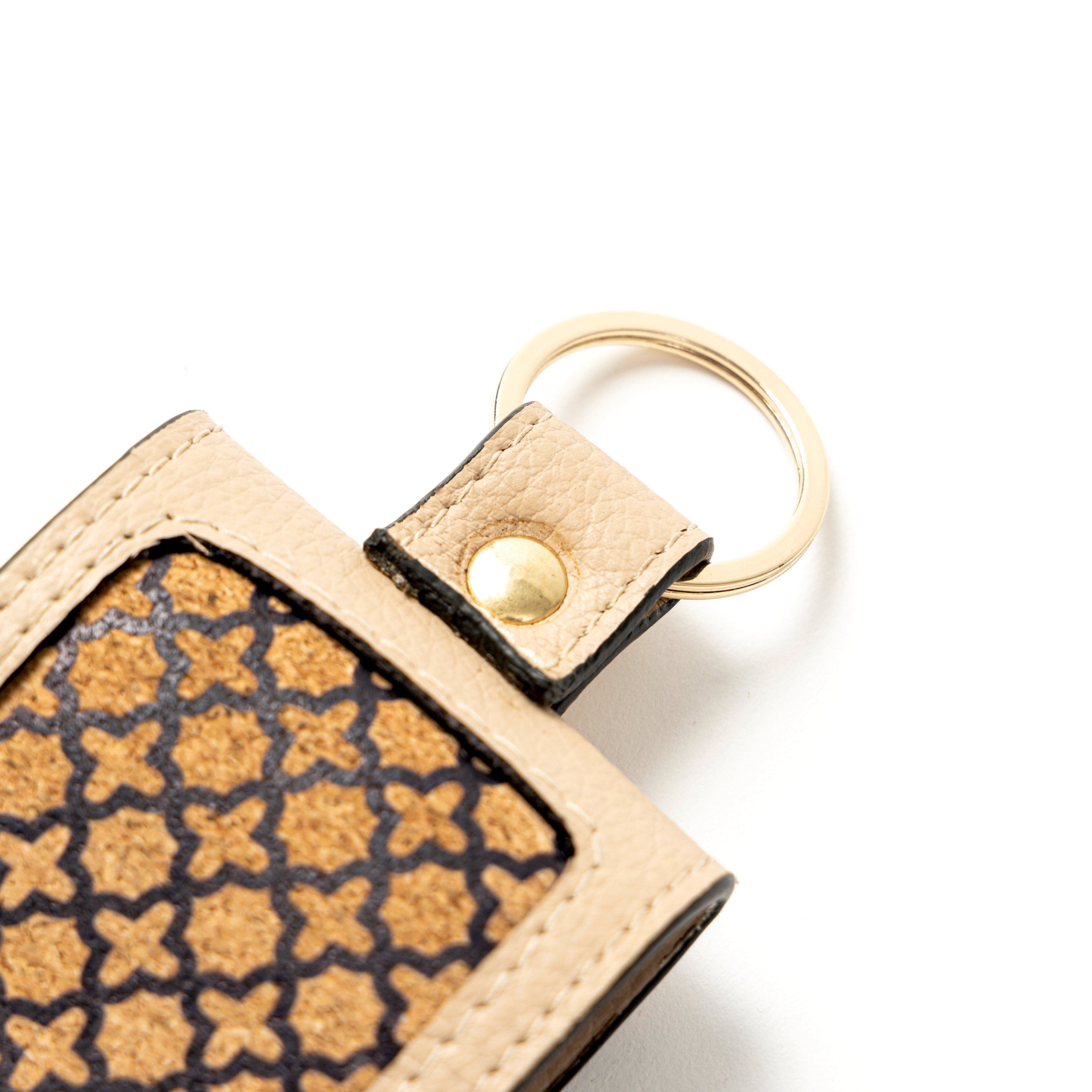 Handcrafted Vegan Leather Key Chain - Almond by Green Hermitage with Accents & Accessories, Corporate Products & Travel Accessories by Green Hermitage, sale at Kamakhyaa for sustainable fashion