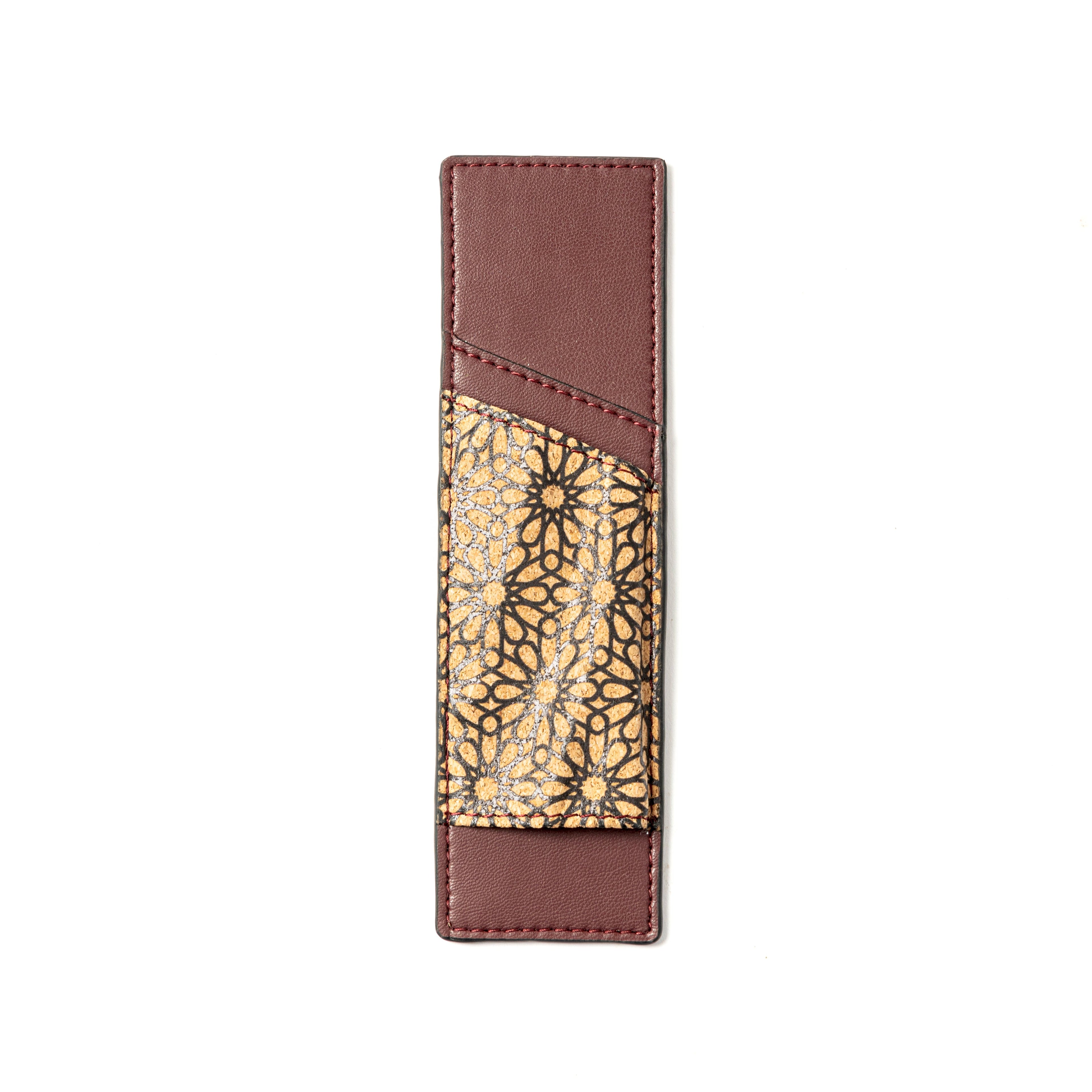 Handcrafted, Vegan Leather Pen Holder - Maroon by Green Hermitage with Accents & Accessories, Corporate Products & Travel Accessories by Green Hermitage at Kamakhyaa for sustainable fashion