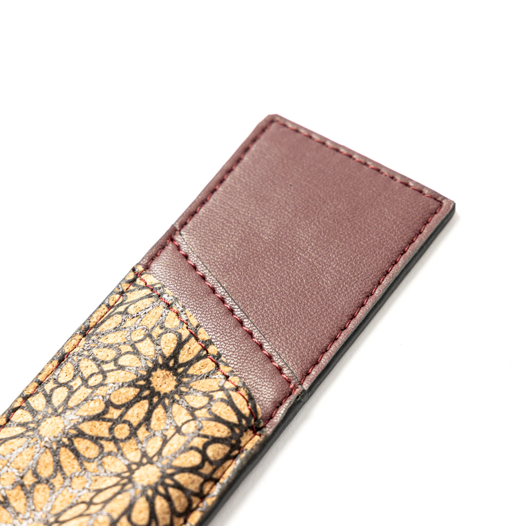 Handcrafted, Vegan Leather Pen Holder - Maroon by Green Hermitage with Accents & Accessories, Corporate Products & Travel Accessories by Green Hermitage at Kamakhyaa for sustainable fashion