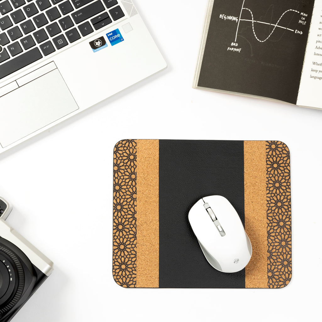 Versatile Mouse Pad - Black by Green Hermitage with Accents & Accessories, Corporate Products & Travel Accessories by Green Hermitage, sale at Kamakhyaa for sustainable fashion