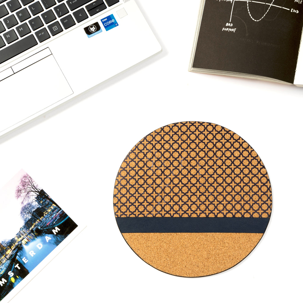 Versatile Mouse Pad - Blue by Green Hermitage with Accents & Accessories, Corporate Products & Travel Accessories by Green Hermitage, sale at Kamakhyaa for sustainable fashion