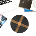 Versatile Mouse Pad - Black & Cork by Green Hermitage with Accents & Accessories, Corporate Products & Travel Accessories by Green Hermitage at Kamakhyaa for sustainable fashion