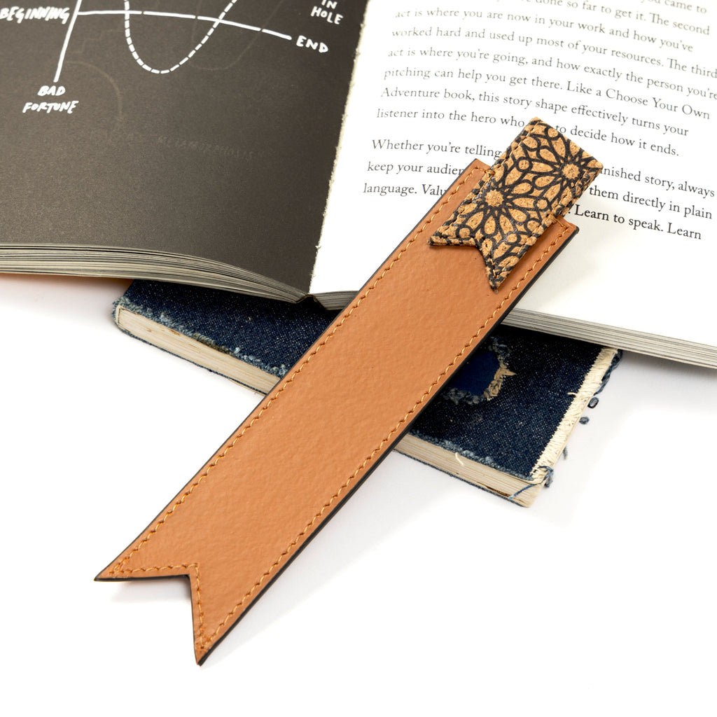 Luxe Vegan Leather Bookmark by Green Hermitage with Accents & Accessories, Corporate Products & Travel Accessories by Green Hermitage at Kamakhyaa for sustainable fashion