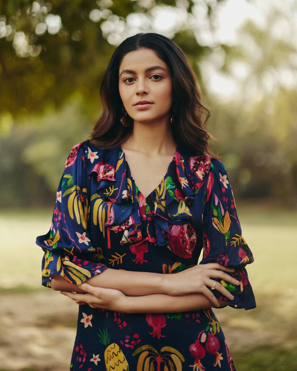 Satin Pine Sheath Dress by Ewoke with A-line Dress, aline dress, Holiday wear, knee length dress, Navy, Nostalgia's Thread by Ewoke, Satin, summer dress, sustainable fashion at Kamakhyaa for sustainable fashion