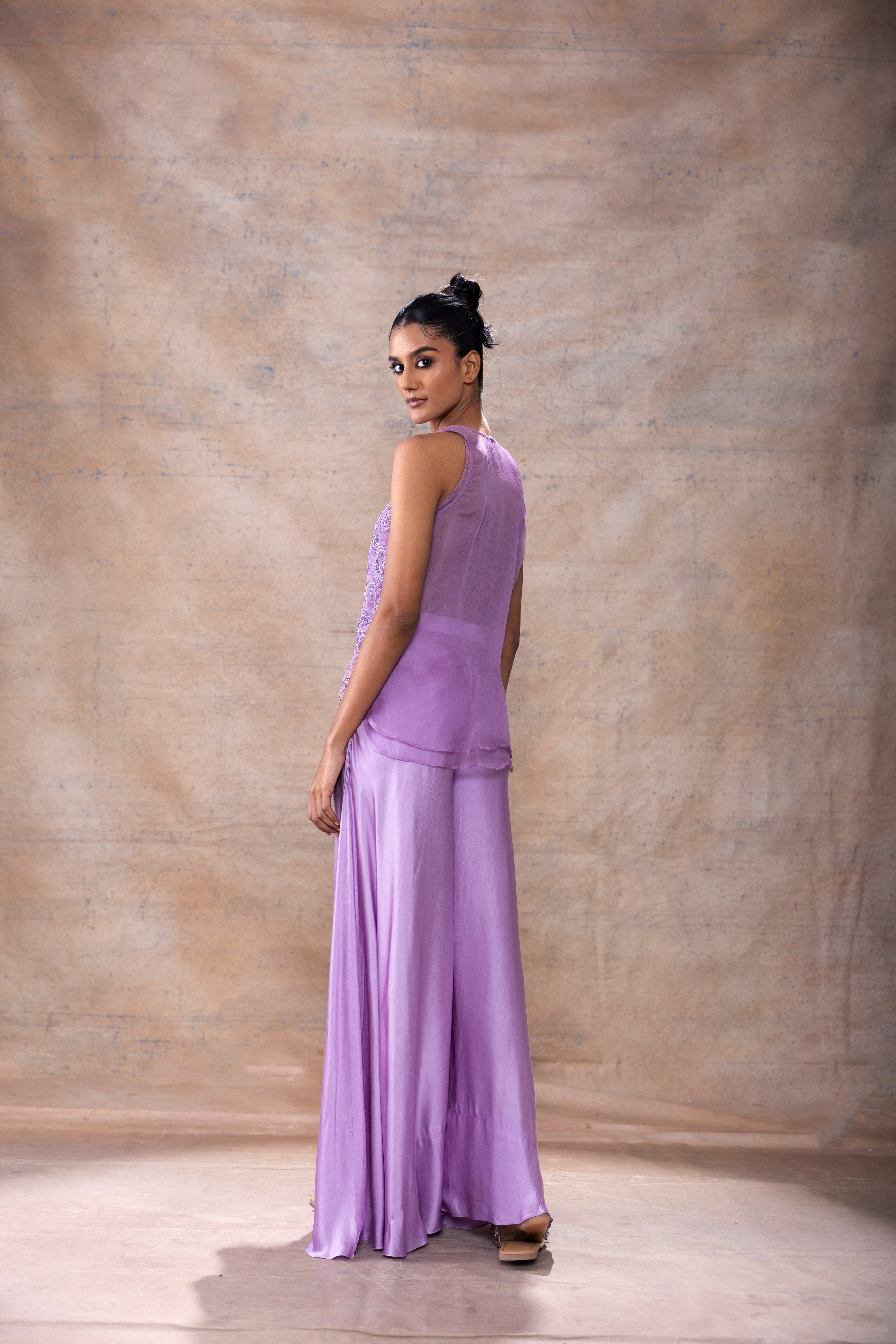 Tunic Top with Flared Pants by Akashi Clothing with Festive Collection at Kamakhyaa for sustainable fashion