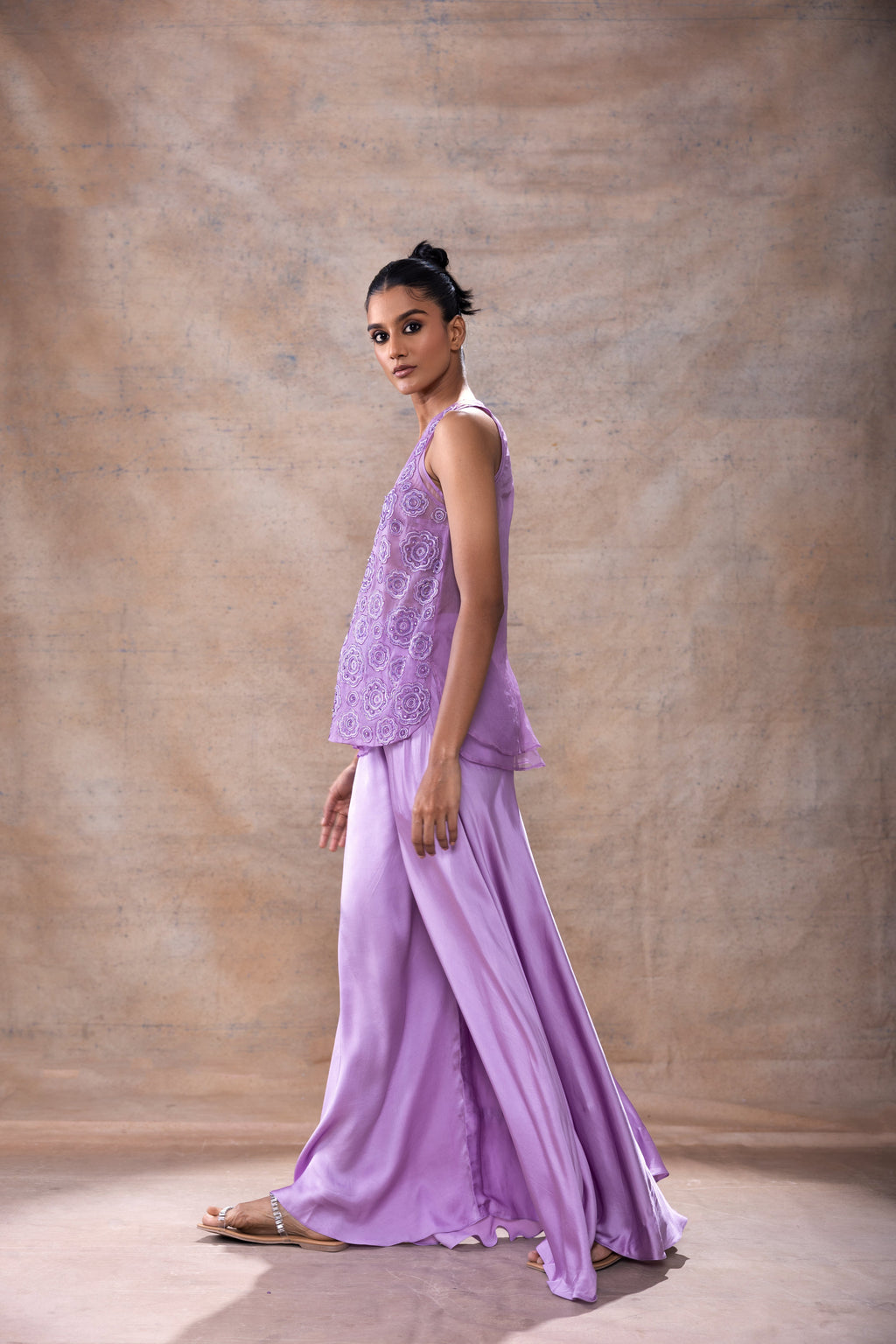 Tunic Top with Flared Pants by Akashi Clothing with Festive Collection at Kamakhyaa for sustainable fashion