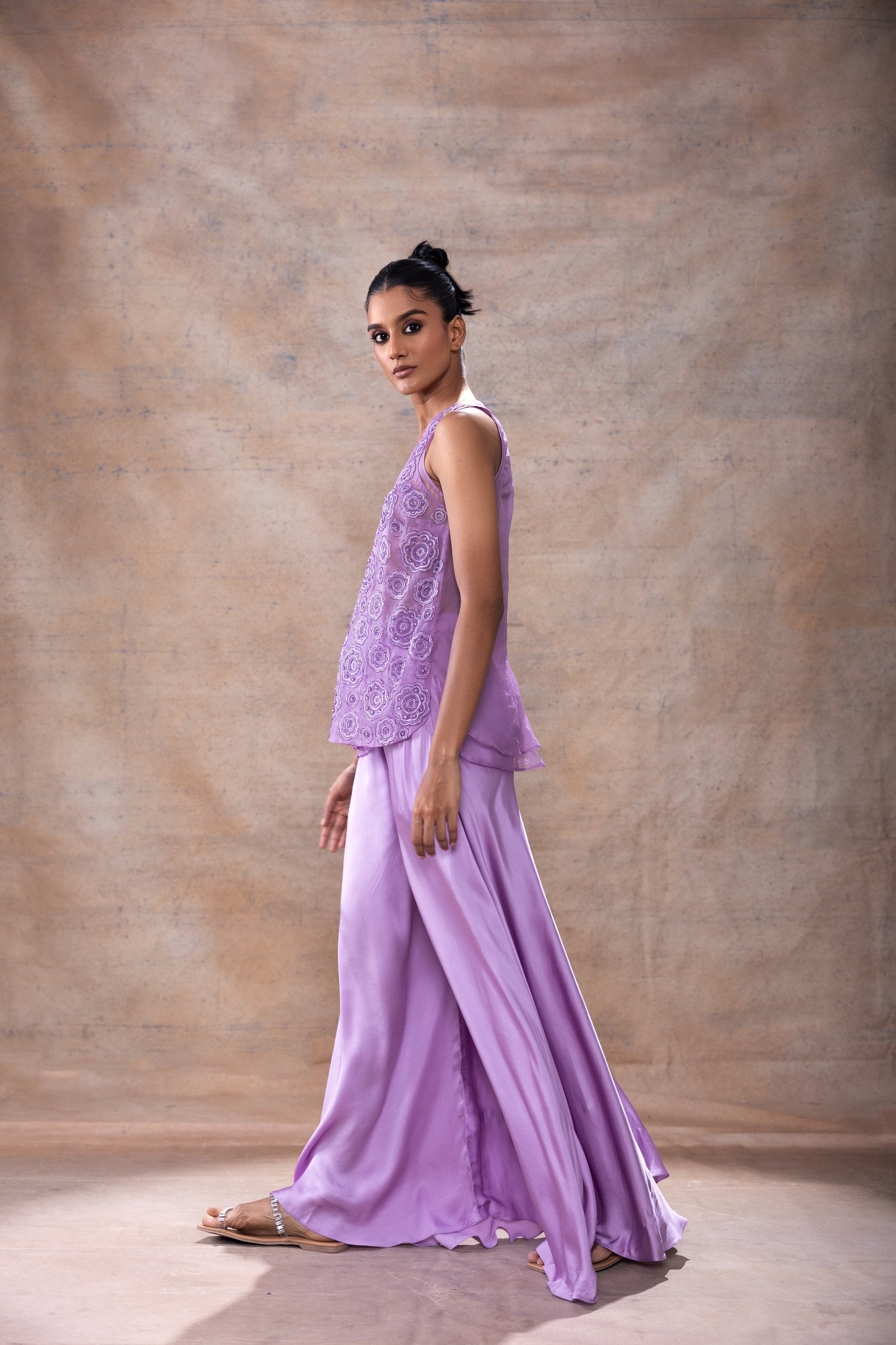 Tunic Top with Flared Pants by Akashi Clothing with Festive Collection at Kamakhyaa for sustainable fashion