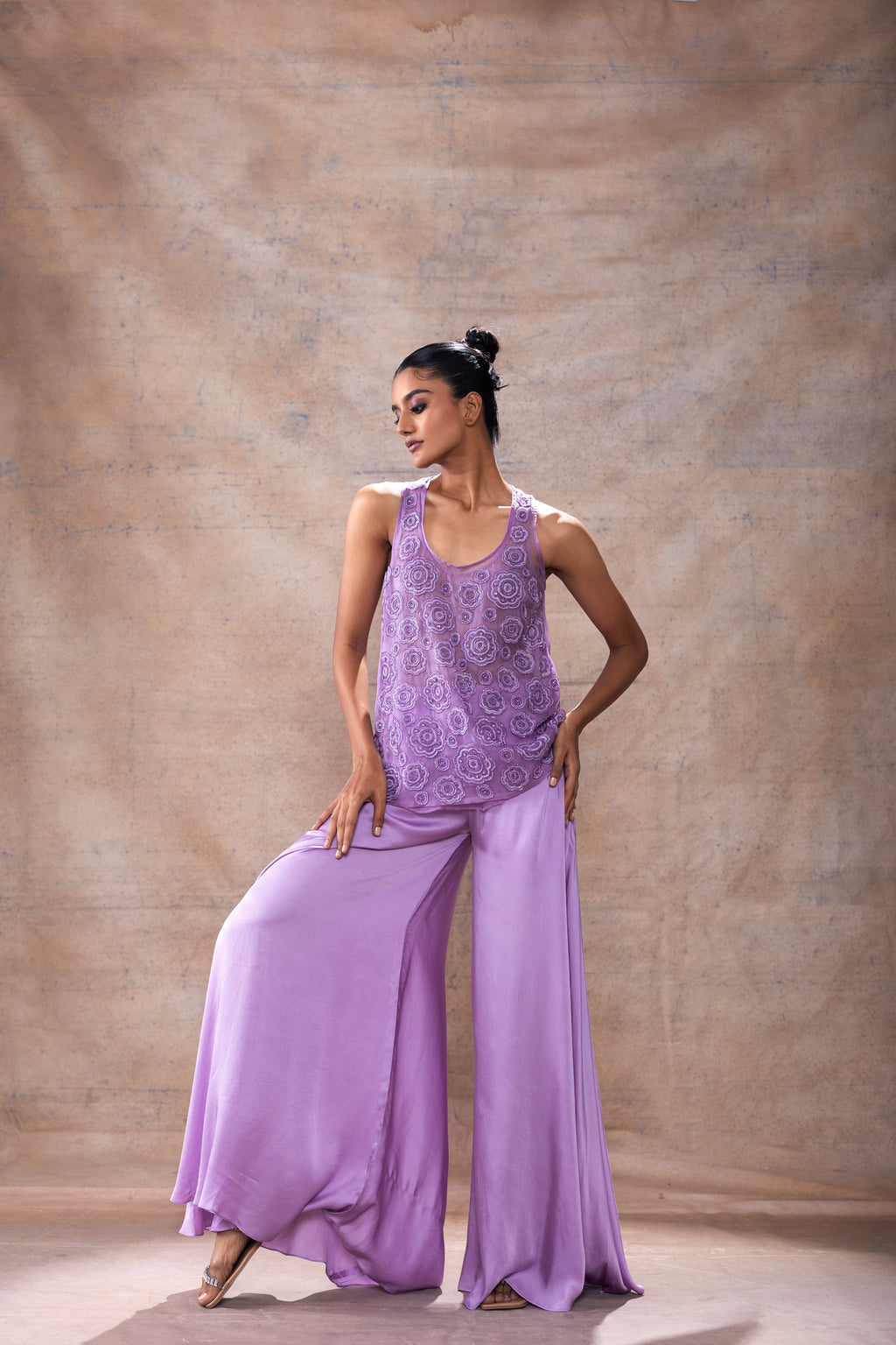 Tunic Top with Flared Pants by Akashi Clothing with Festive Collection at Kamakhyaa for sustainable fashion