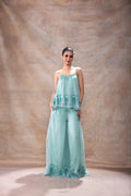 Flared Tunic Pant set by Akashi Clothing with Festive Collection at Kamakhyaa for sustainable fashion