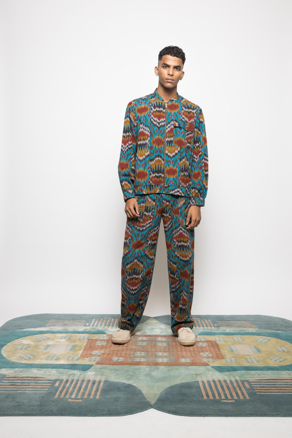 Breathe Easy Bomber by anushé pirani with Jackets, Menswear at Kamakhyaa India for sustainable fashion