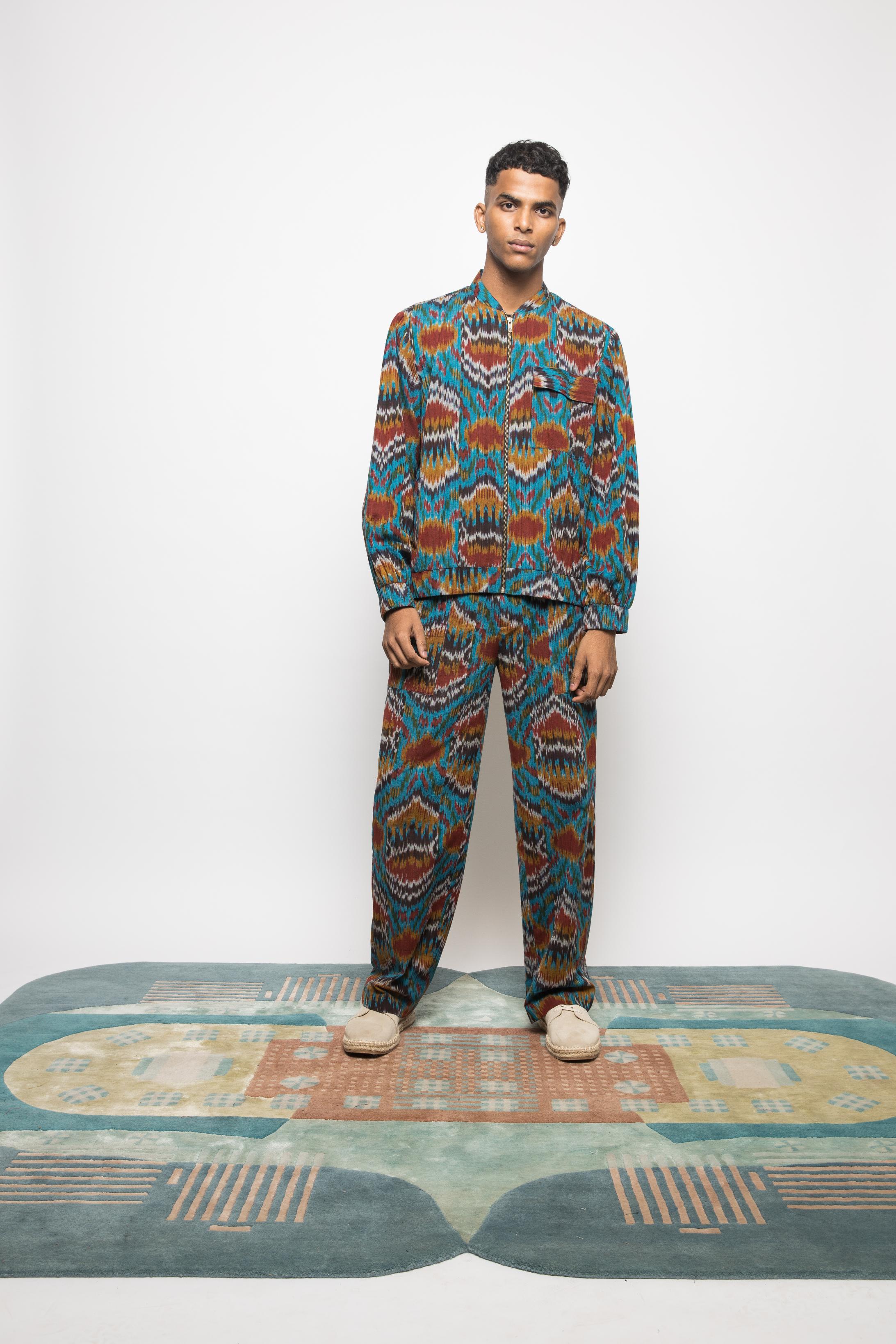 Breathe Easy Bomber by anushé pirani with Jackets, Menswear at Kamakhyaa India for sustainable fashion