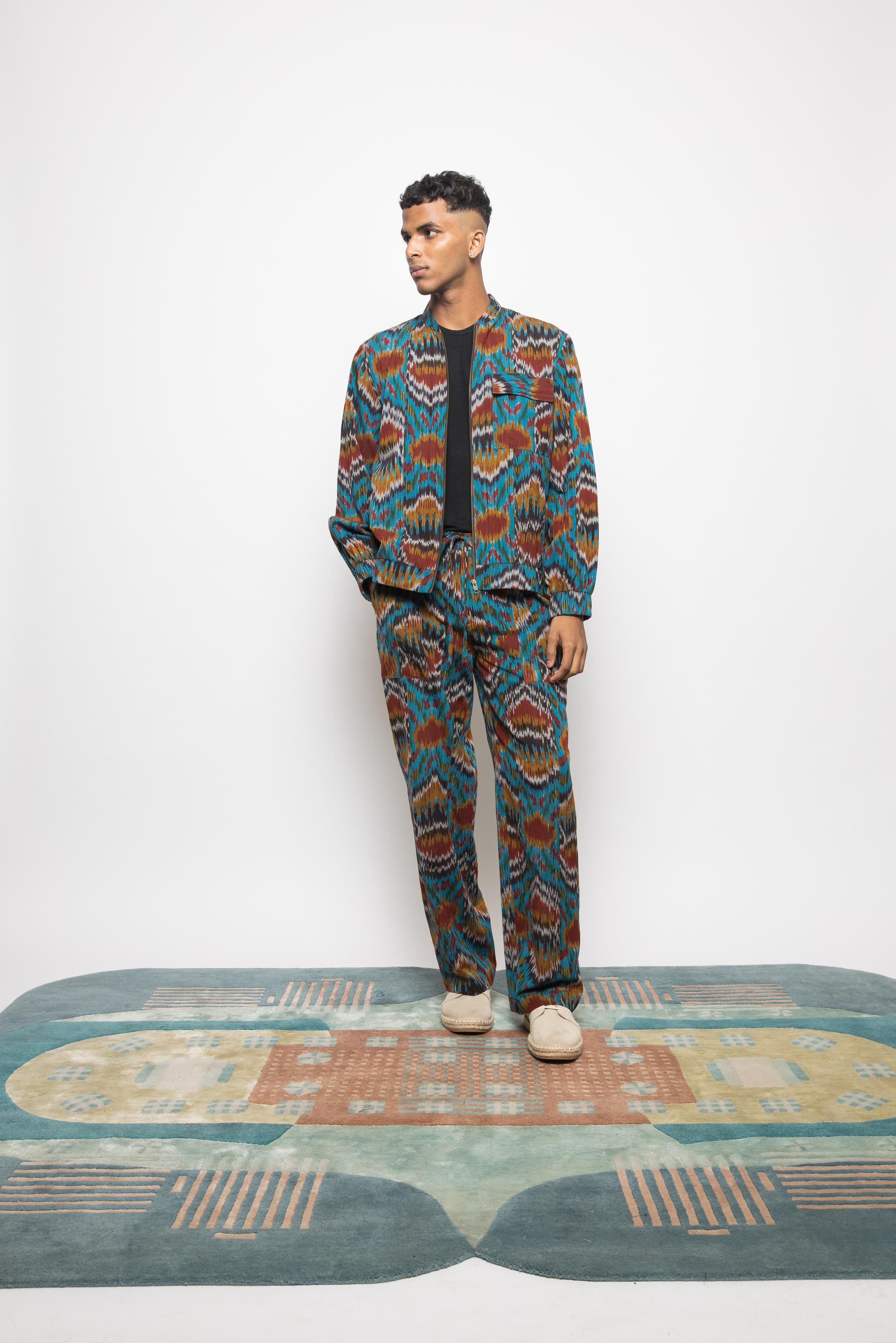 Breathe Easy Bomber by anushé pirani with Jackets, Menswear at Kamakhyaa India for sustainable fashion