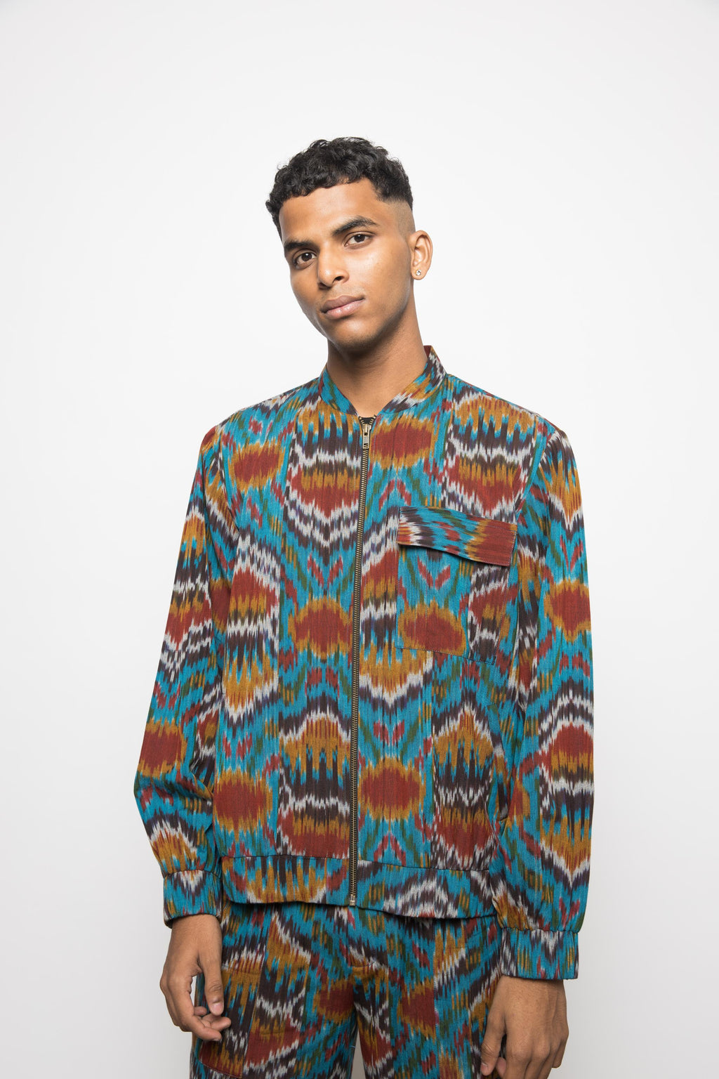 Breathe Easy Bomber by anushé pirani with Jackets, Menswear at Kamakhyaa India for sustainable fashion