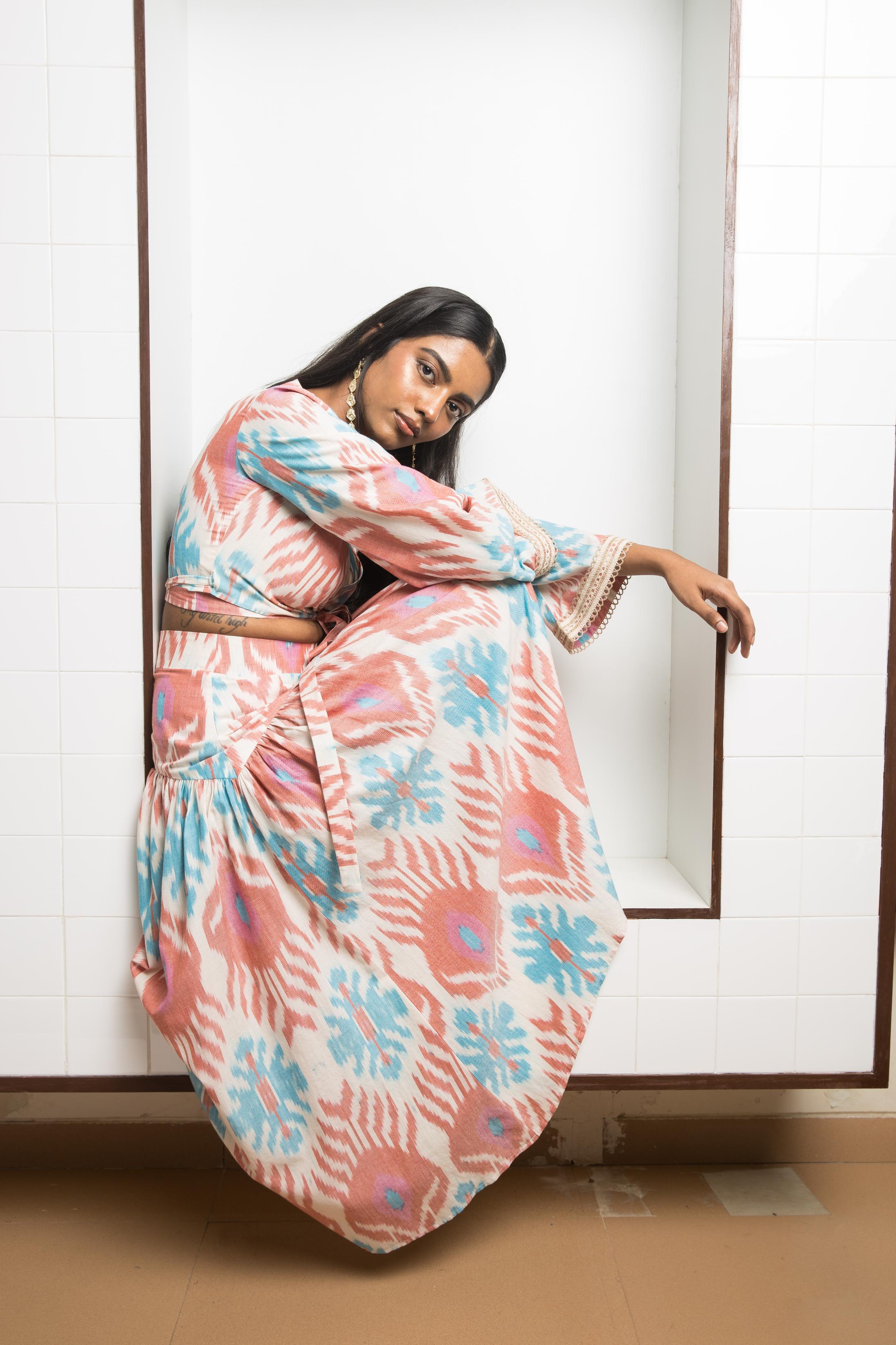 Wrap & Tie Top by anushé pirani with at Kamakhyaa India for sustainable fashion