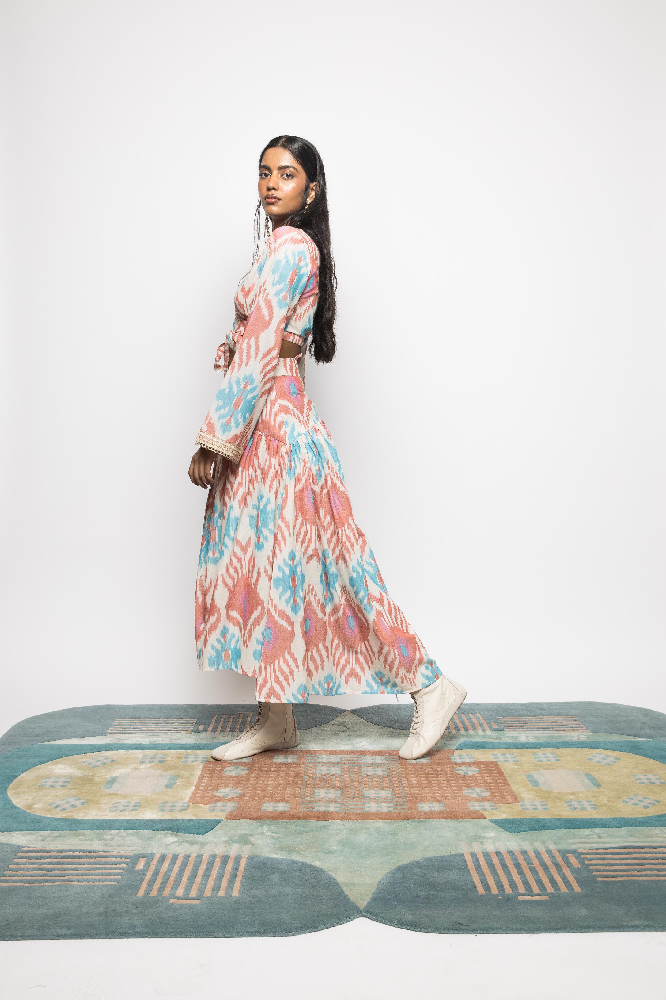 Wrap & Tie Top by anushé pirani with at Kamakhyaa India for sustainable fashion