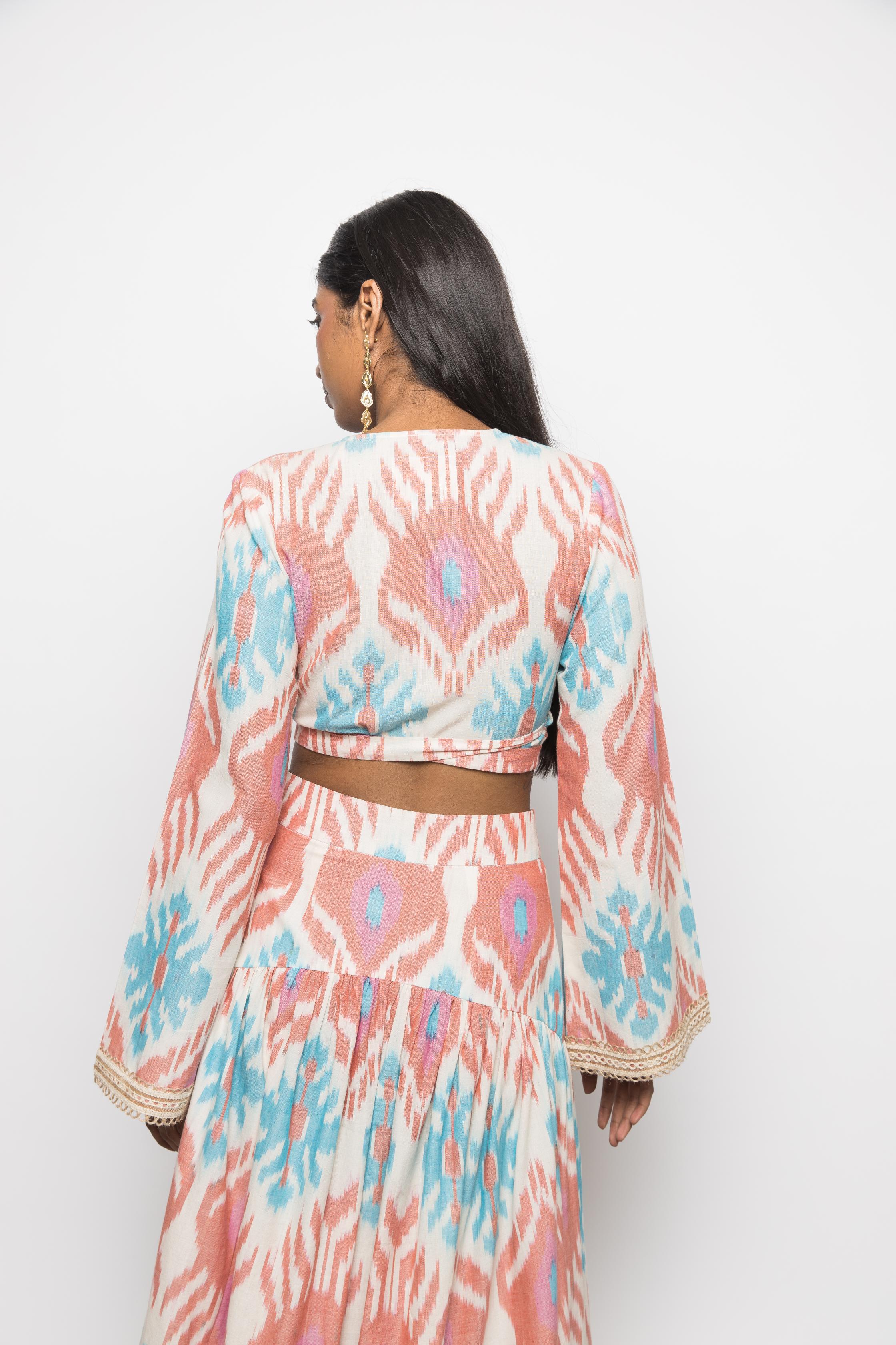 Wrap & Tie Top by anushé pirani with at Kamakhyaa India for sustainable fashion