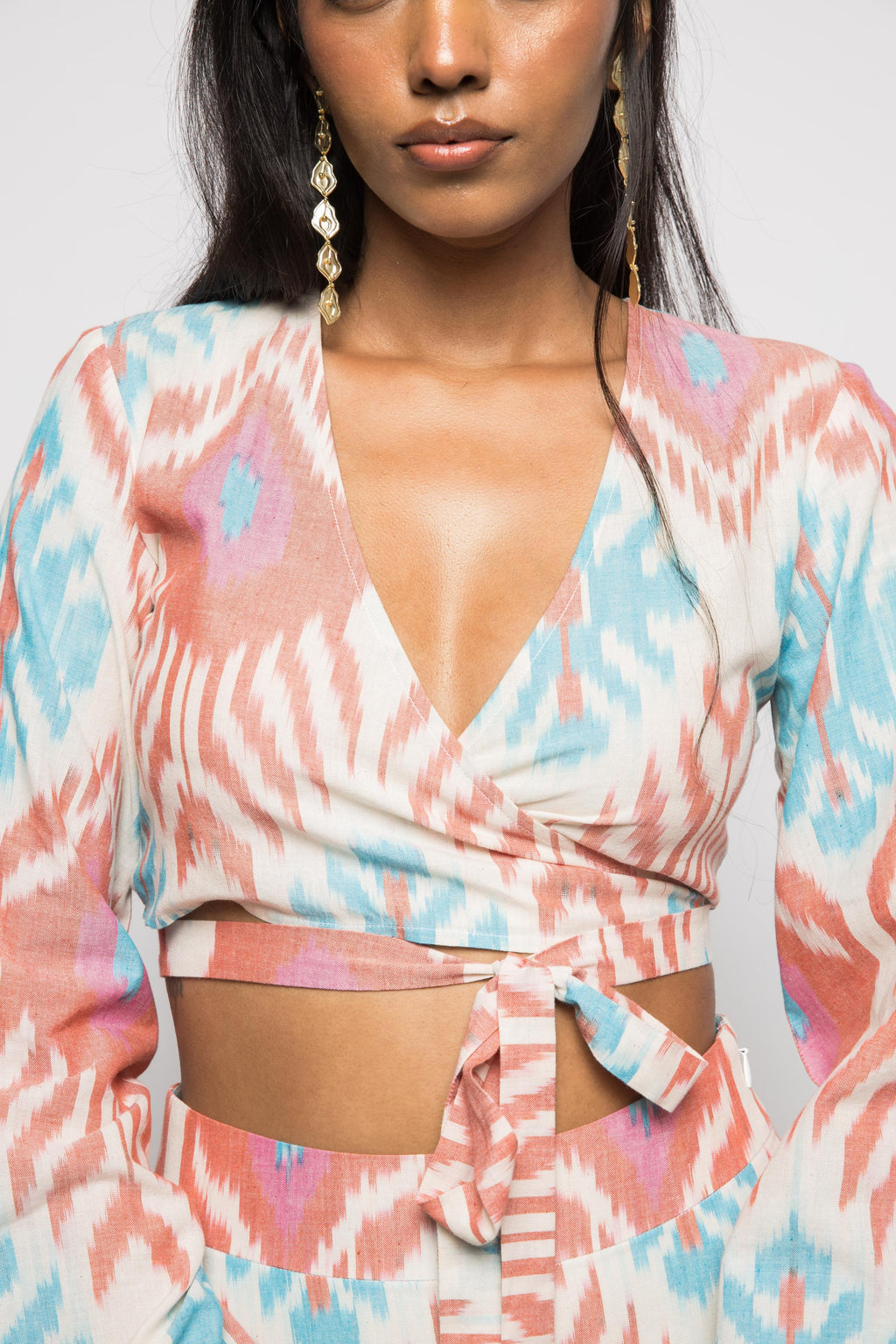 Wrap & Tie Top by anushé pirani with at Kamakhyaa India for sustainable fashion