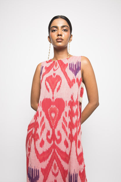 Free Flow Tunic by Anushé Pirani with Fresh Ink by Anushe Pirani at Kamakhyaa for sustainable fashion