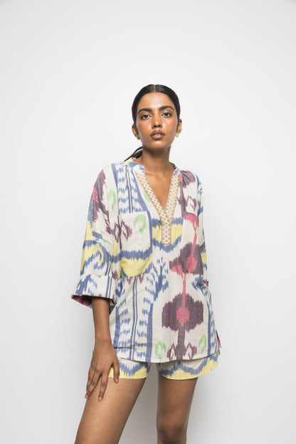 All Things Oversized Shirt by Anushé Pirani with Fresh Ink by Anushe Pirani at Kamakhyaa for sustainable fashion