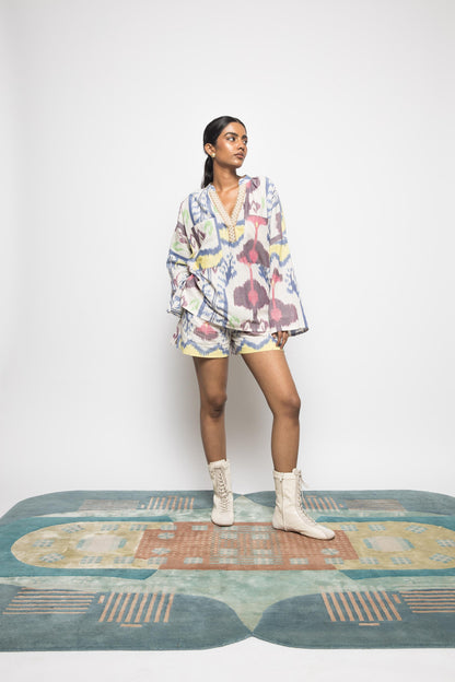 All Things Oversized Shirt by Anushé Pirani with Fresh Ink by Anushe Pirani at Kamakhyaa for sustainable fashion