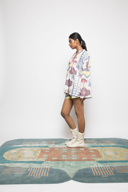 All Things Oversized Shirt by Anushé Pirani with Fresh Ink by Anushe Pirani at Kamakhyaa for sustainable fashion