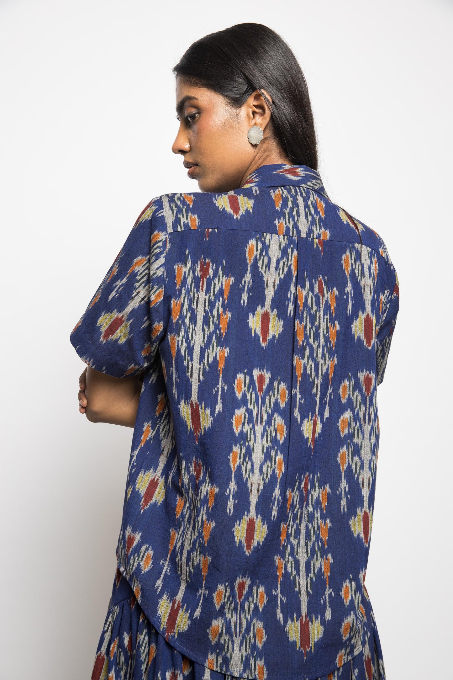 Boxy Breeze Shirt by Anushé Pirani with Fresh Ink by Anushe Pirani at Kamakhyaa for sustainable fashion