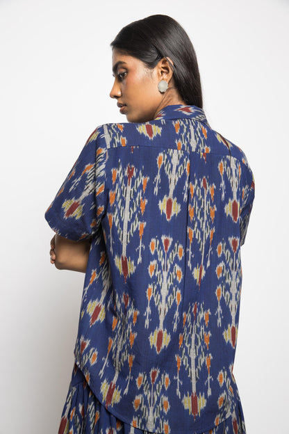 Boxy Breeze Shirt by Anushé Pirani with Fresh Ink by Anushe Pirani at Kamakhyaa for sustainable fashion