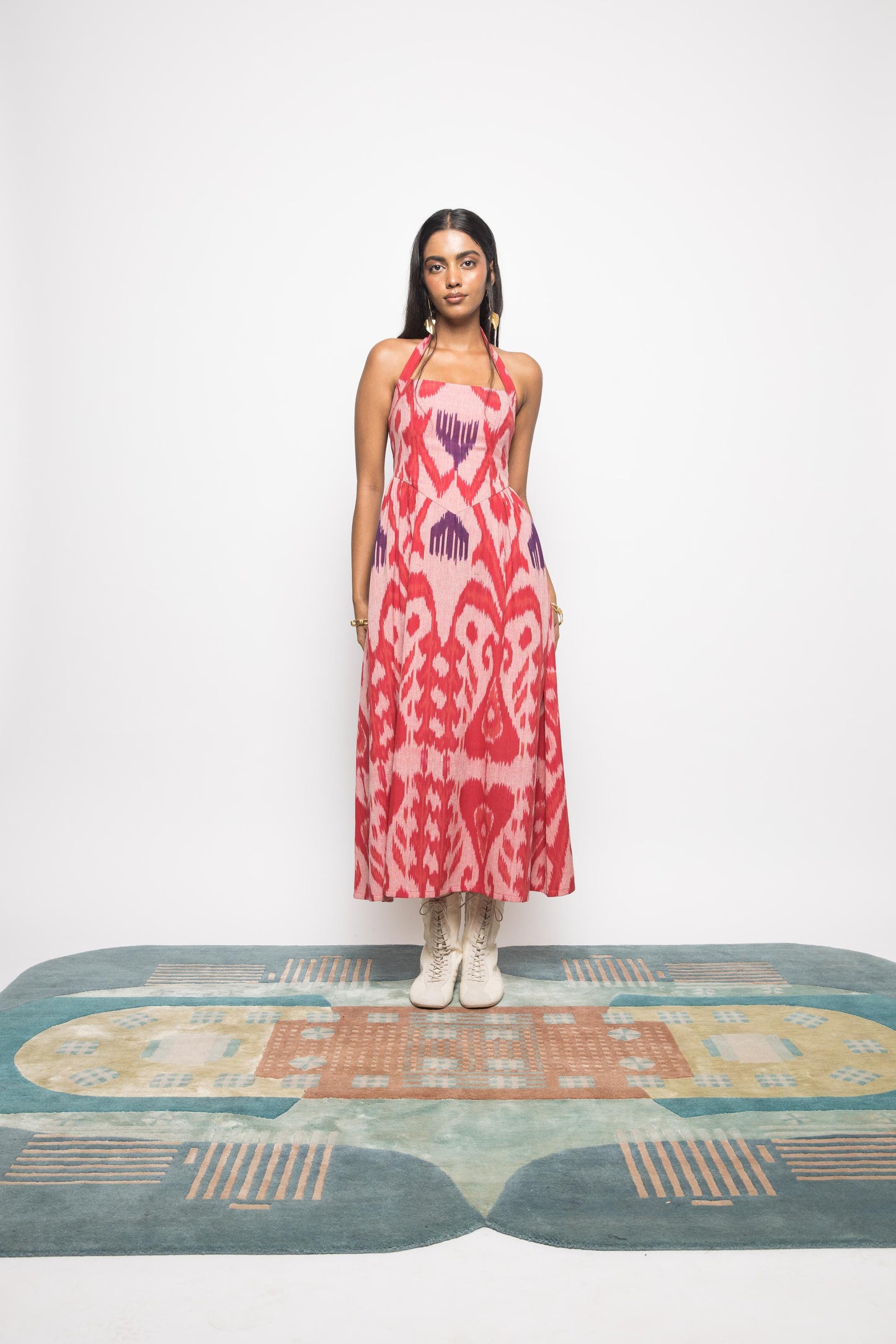 Hakuna Matata Dress by Anushé Pirani with Fresh Ink by Anushe Pirani at Kamakhyaa for sustainable fashion