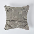 Floral Tapestry by Aetherea with 100% Cotton, Cotton, Cushion covers, Embroidered, Floral, Floral Prints, Grey, Piping, Rose, Sheer, Upcycled at Kamakhyaa for sustainable fashion