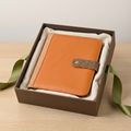 Vegan Leather Diary & Pen Set - Tan by Green Hermitage with Accents & Accessories, Corporate Products & Travel Accessories by Green Hermitage at Kamakhyaa for sustainable fashion