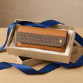 Handcrafted, Vegan Leather Eyewear Case - Tan by Green Hermitage with Accents & Accessories, Corporate Products & Travel Accessories by Green Hermitage at Kamakhyaa for sustainable fashion