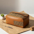Travel Utility Kit - Tan Matt by Green Hermitage with Accents & Accessories, Corporate Products & Travel Accessories by Green Hermitage at Kamakhyaa for sustainable fashion