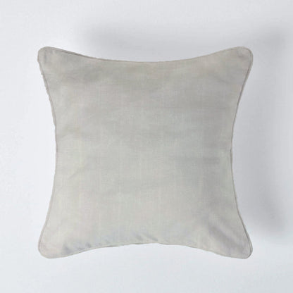 Gleam by Aetherea with 100% Cotton, Cotton, Cushion covers, Grey, Hand Embroidery, Pearl, Sheer, Striped, Upcycled at Kamakhyaa for sustainable fashion