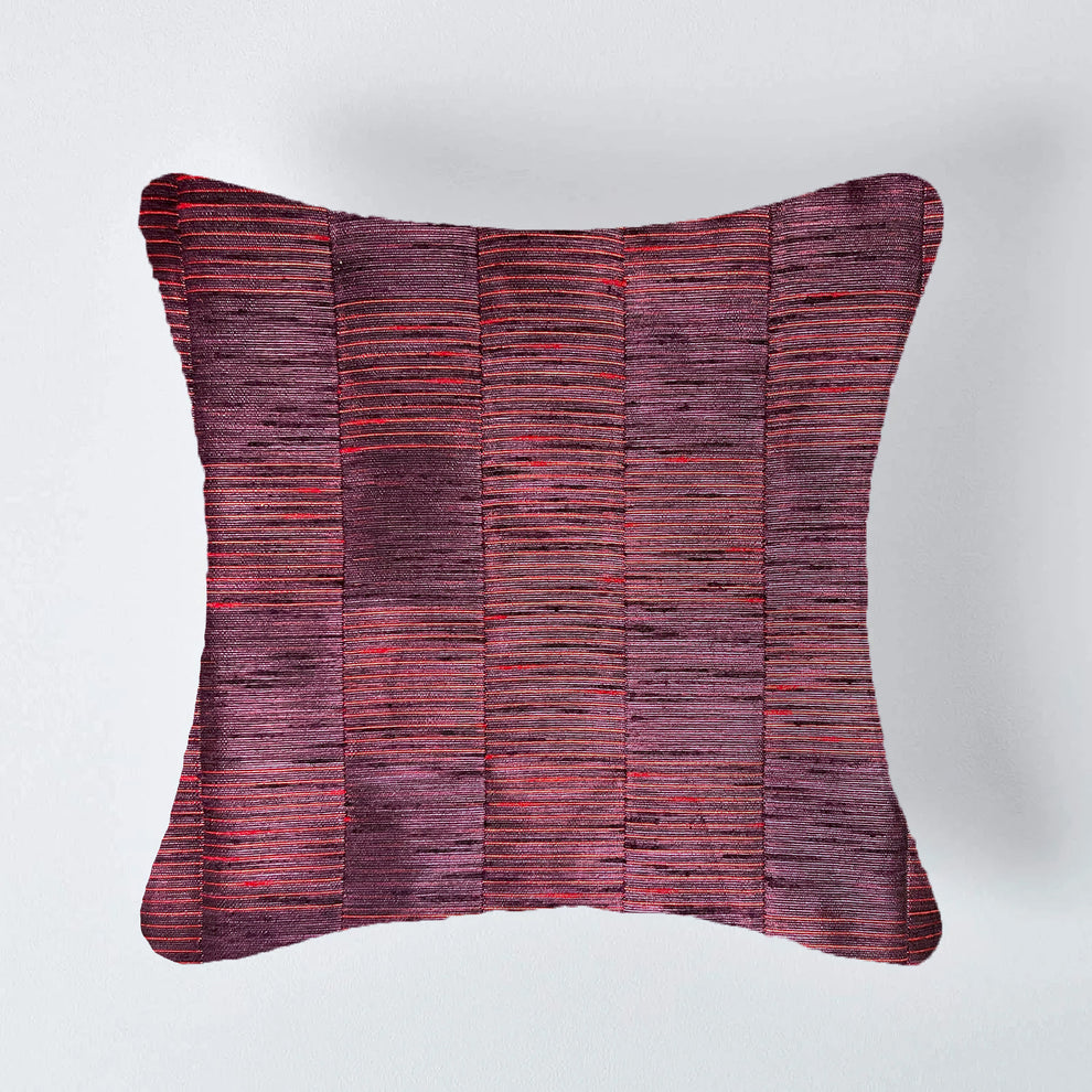 Majestic Plum by Aetherea with Cotton, Cushion covers, Purple, Tassel Work, Upcycled, Upcycled Cotton at Kamakhyaa for sustainable fashion