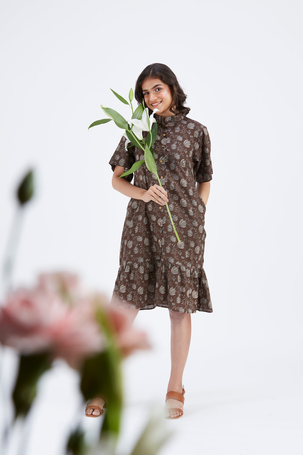 Oria dress by Hasttvam with Ete by Hasttvam at Kamakhyaa for sustainable fashion