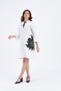Isla White dress by Hasttvam with Ete by Hasttvam at Kamakhyaa for sustainable fashion