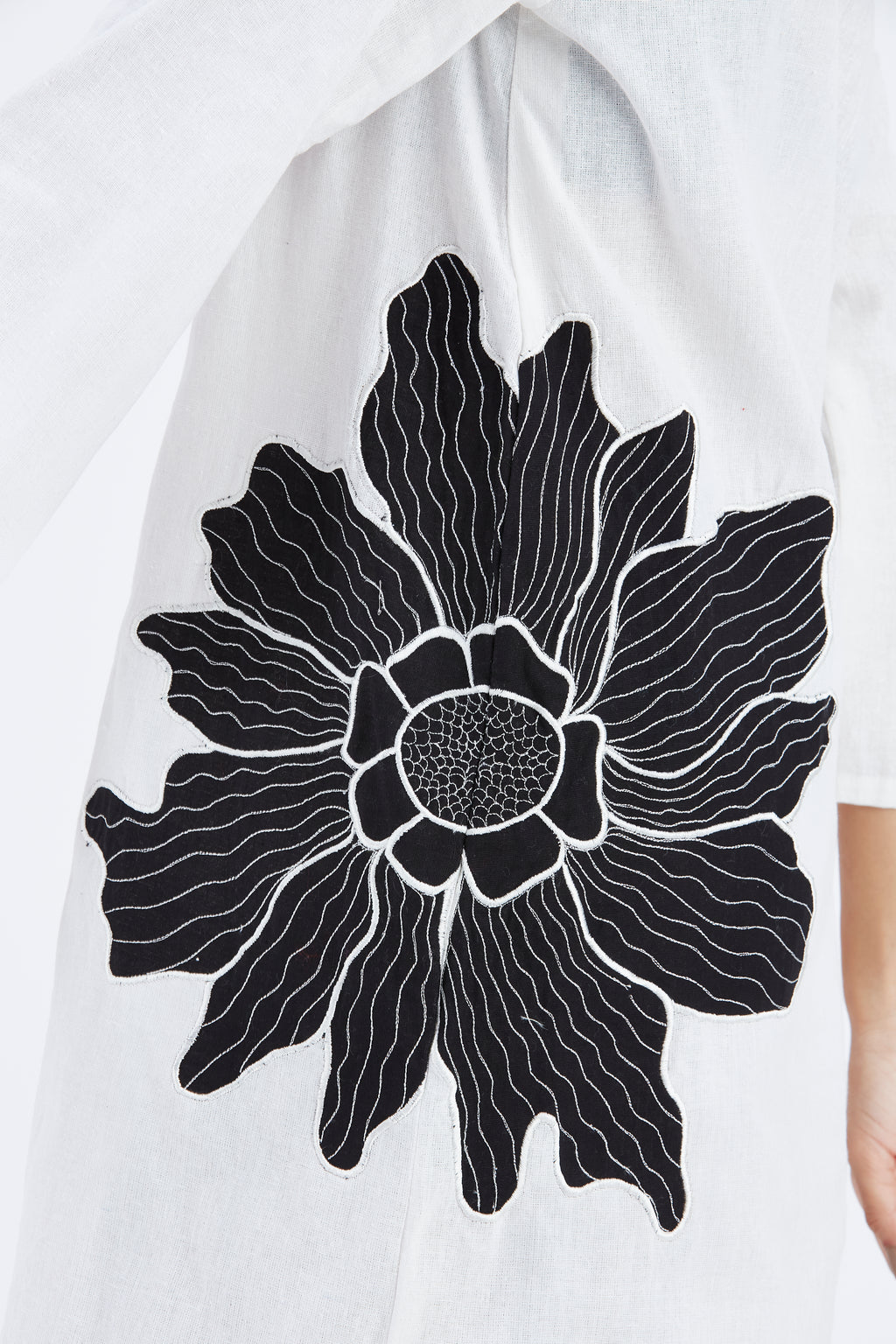 Isla White dress by Hasttvam with Ete by Hasttvam at Kamakhyaa for sustainable fashion