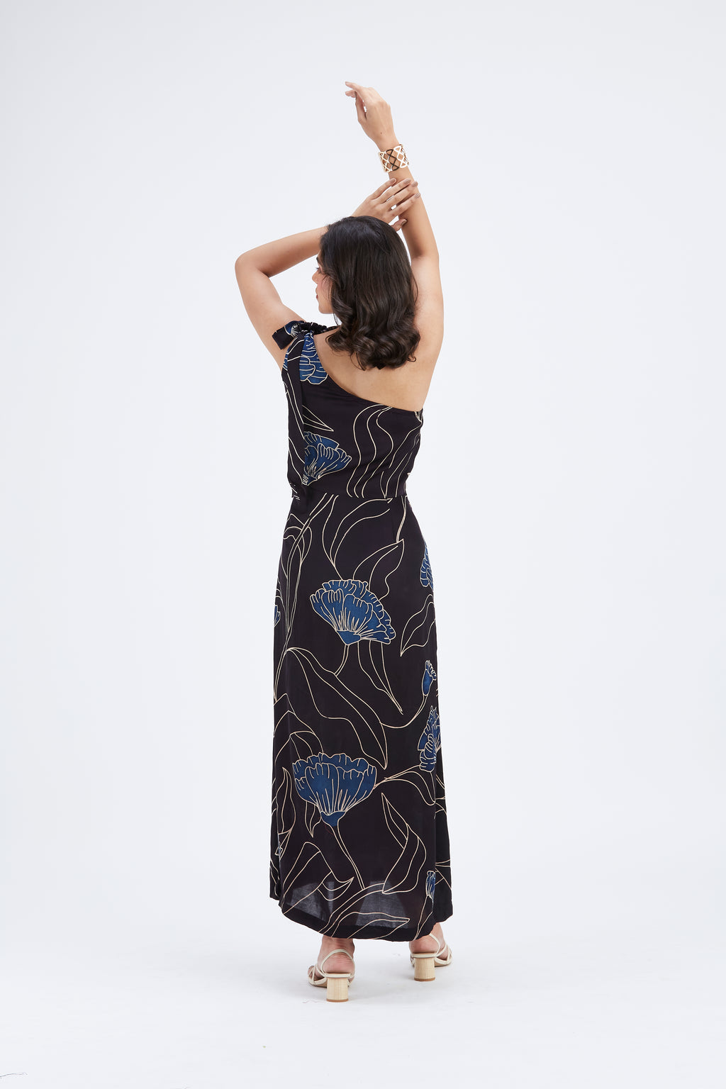 Cecilia Black dress by Hasttvam with Ete by Hasttvam at Kamakhyaa for sustainable fashion