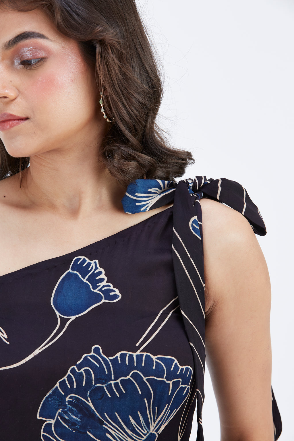 Cecilia Black dress by Hasttvam with Ete by Hasttvam at Kamakhyaa for sustainable fashion