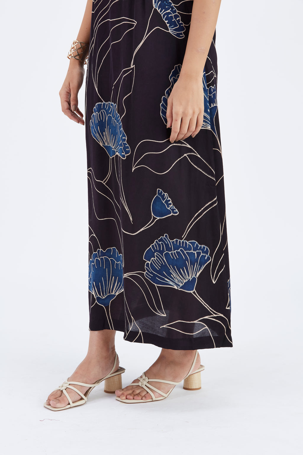 Cecilia Black dress by Hasttvam with Ete by Hasttvam at Kamakhyaa for sustainable fashion