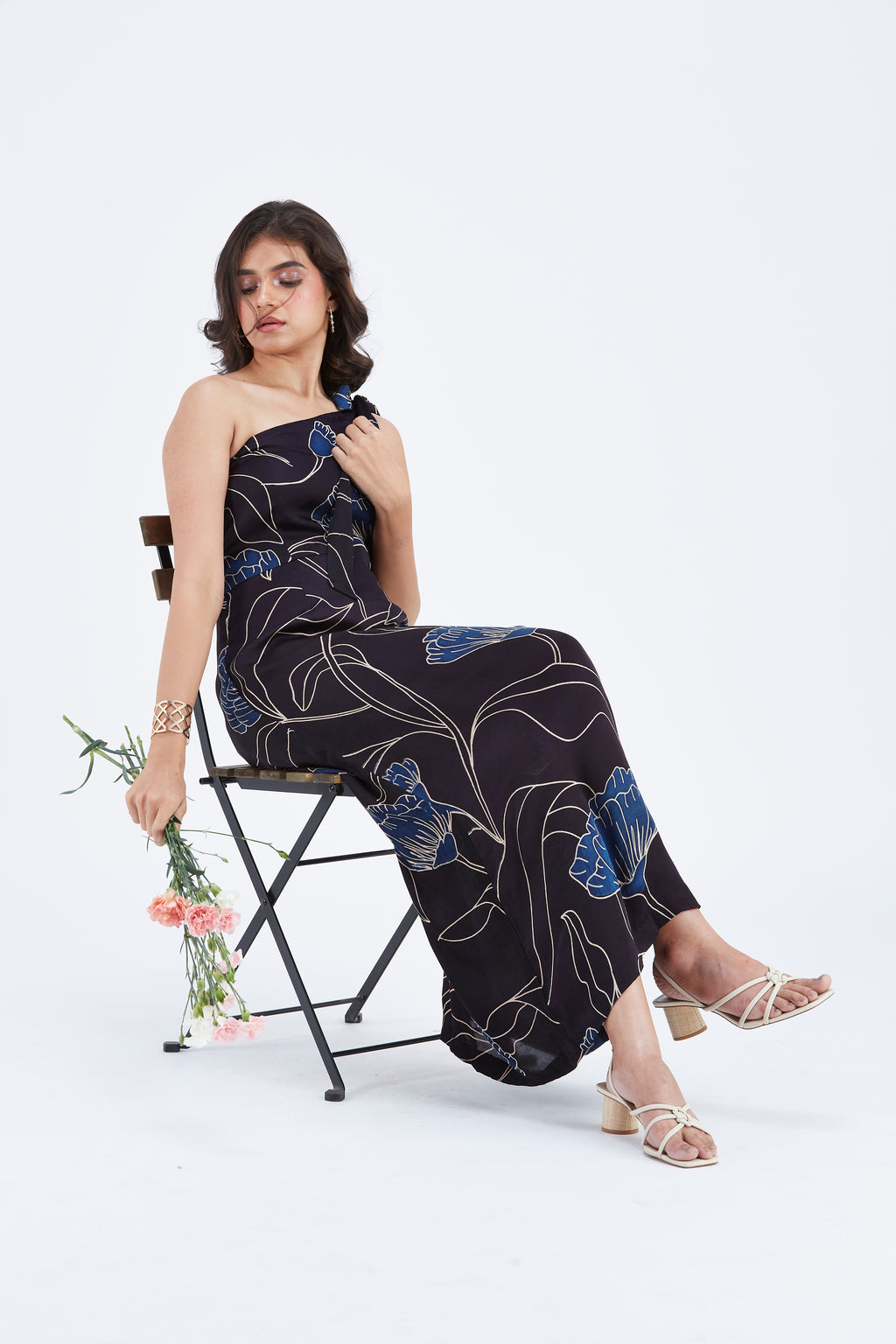 Cecilia Black dress by Hasttvam with Ete by Hasttvam at Kamakhyaa for sustainable fashion