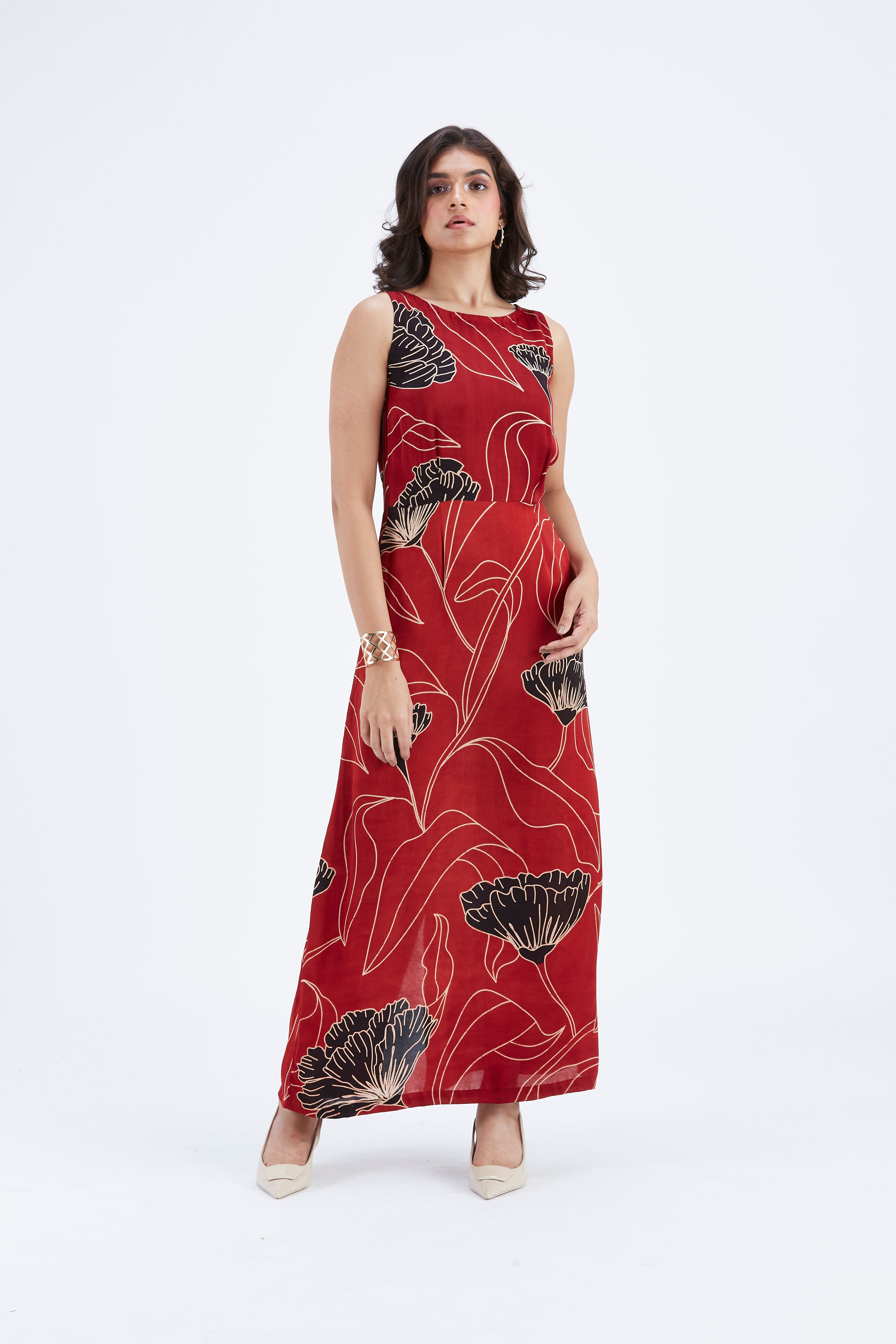 Elara dress by Hasttvam with Ete by Hasttvam at Kamakhyaa for sustainable fashion