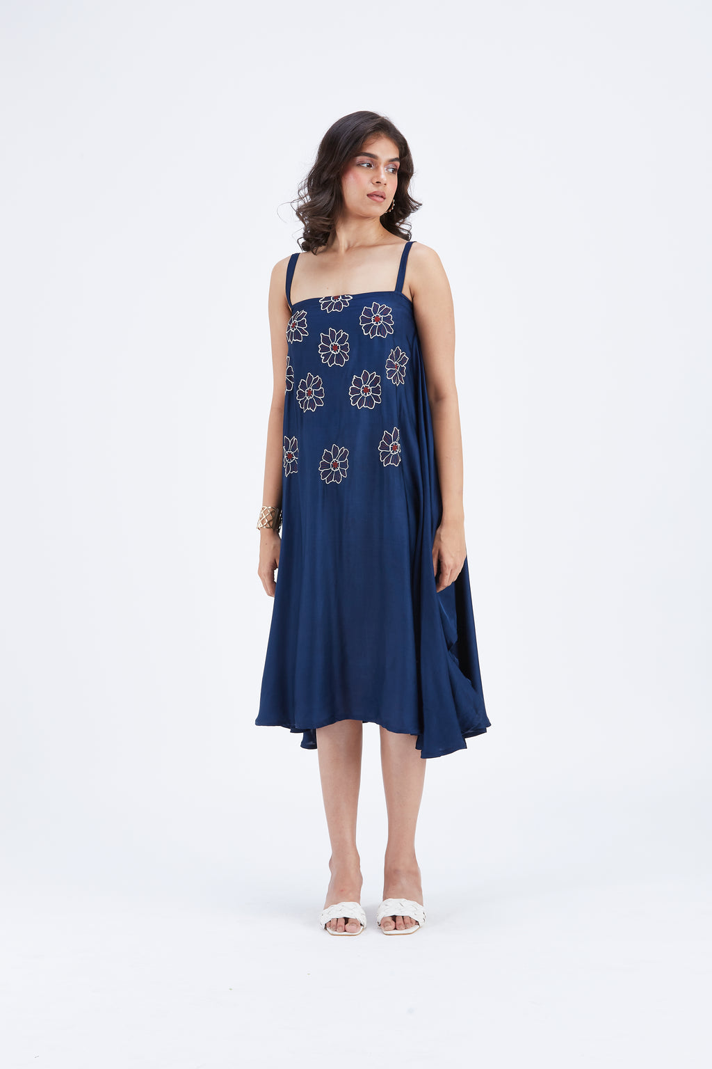Reya Indigo dress by Hasttvam with Ete by Hasttvam at Kamakhyaa for sustainable fashion