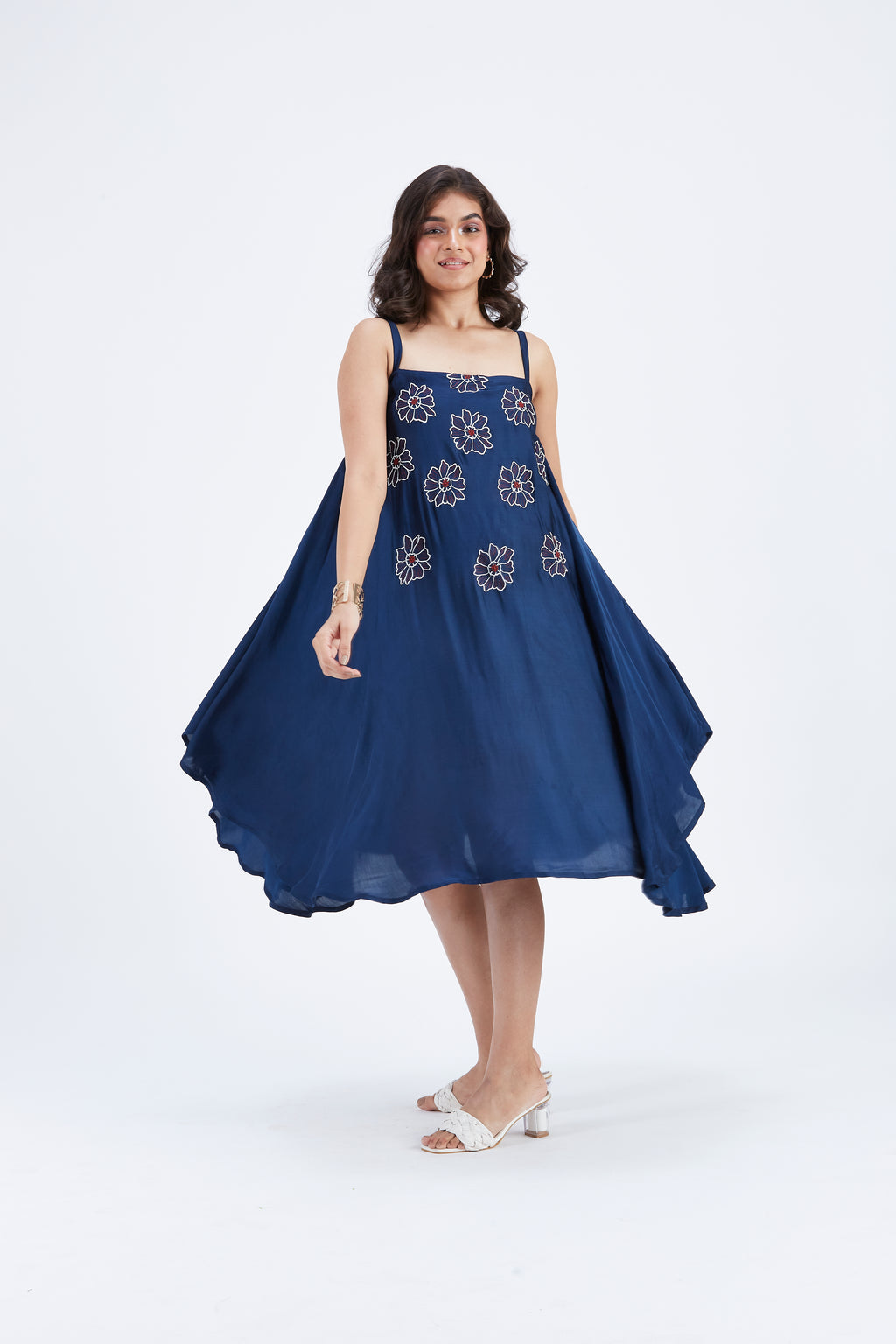 Reya Indigo dress by Hasttvam with Ete by Hasttvam at Kamakhyaa for sustainable fashion