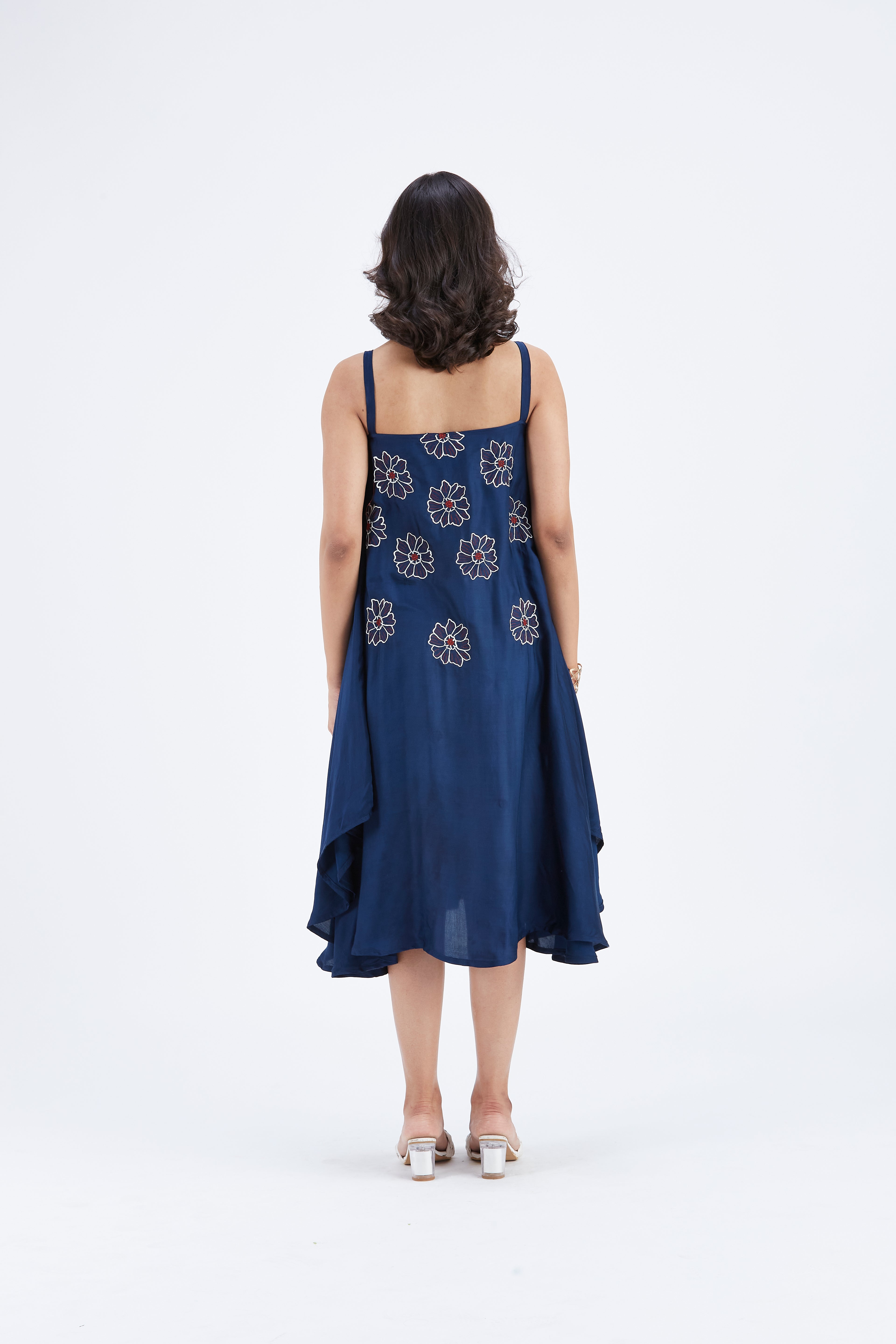 Reya Indigo dress by Hasttvam with Ete by Hasttvam at Kamakhyaa for sustainable fashion